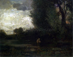  Arthur Parton Angler by Forest Stream - Hand Painted Oil Painting