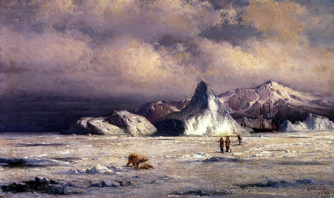  William Bradford Arctic Invaders - Hand Painted Oil Painting
