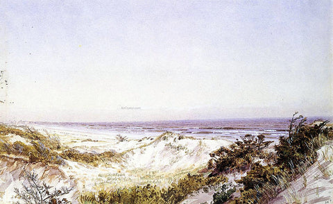  William Trost Richards Atlantic City - Beach Dunes and Grass - Hand Painted Oil Painting