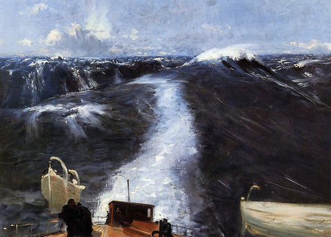  John Singer Sargent Atlantic Storm - Hand Painted Oil Painting