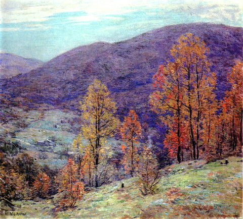  Willard Leroy Metcalf Autumn Glory - Hand Painted Oil Painting