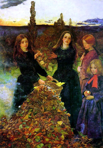  Sir Everett Millais Autumn Leaves - Hand Painted Oil Painting