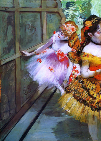  Edgar Degas Ballet Dancers in Butterfly Costumes (detail) - Hand Painted Oil Painting