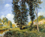  Alfred Sisley Banks of the Orvanne - Hand Painted Oil Painting