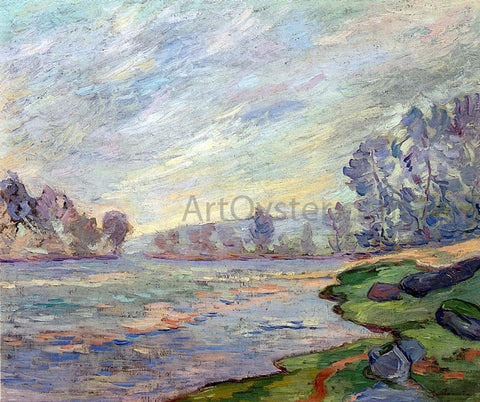  Armand Guillaumin Banks of the River - Hand Painted Oil Painting