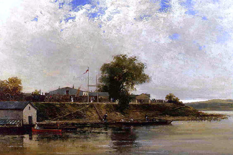  Luigi Loir Banks of the Seine - Hand Painted Oil Painting