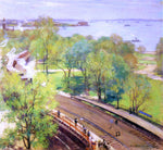  Willard Leroy Metcalf Battery Park - Spring - Hand Painted Oil Painting