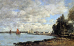  Eugene-Louis Boudin Bay of Plougastel - Hand Painted Oil Painting