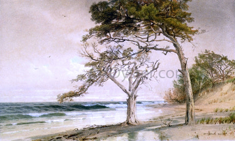  William Trost Richards Beach Scene, Trouville-sur-Mer - Hand Painted Oil Painting