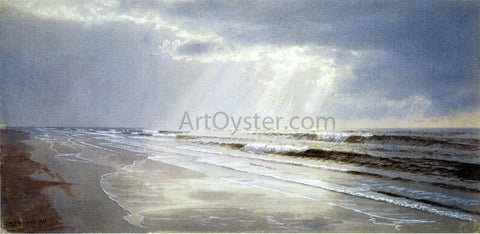  William Trost Richards Beach with Sun Drawing Water - Hand Painted Oil Painting