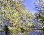  Claude Oscar Monet Bend in the River Epte - Hand Painted Oil Painting