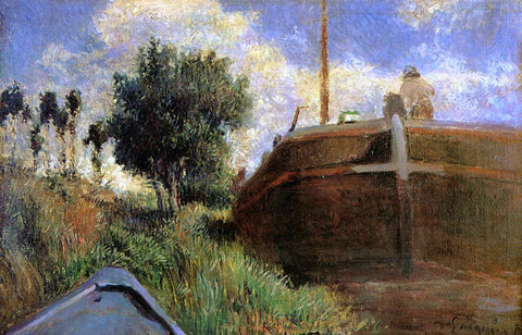 Paul Gauguin Blue Barge - Hand Painted Oil Painting