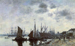  Eugene-Louis Boudin Bordeaux, Bacalan, View from the Quay - Hand Painted Oil Painting