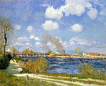  Alfred Sisley Bougival - Hand Painted Oil Painting