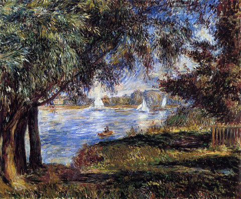  Pierre Auguste Renoir Bougival - Hand Painted Oil Painting