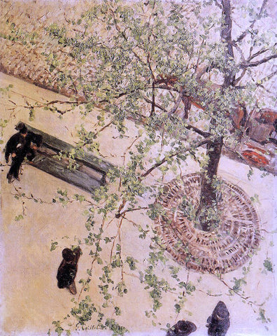  Gustave Caillebotte Boulevard Seen from Above - Hand Painted Oil Painting