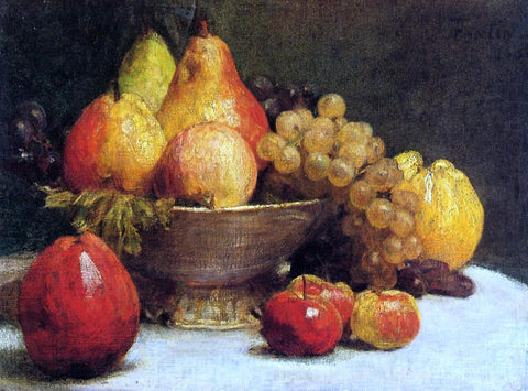  Henri Fantin-Latour Bowl of Fruit - Hand Painted Oil Painting