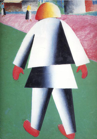 Kazimir Malevich Boy - Hand Painted Oil Painting