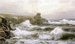  William Trost Richards Breaking Water - Hand Painted Oil Painting