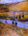  Paul Gauguin Breton Fishermen - Hand Painted Oil Painting