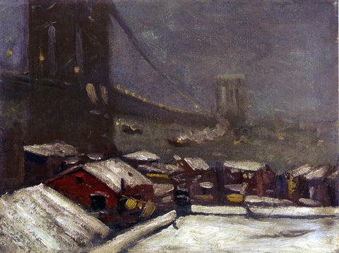  George Luks Brooklyn Bridge - Hand Painted Oil Painting