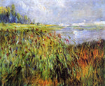  Pierre Auguste Renoir Bulrushes on the Banks of the Seine - Hand Painted Oil Painting