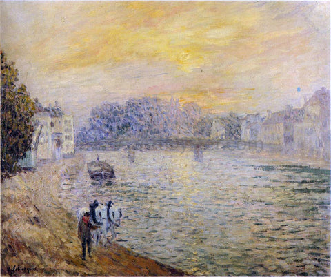  Henri Lebasque By the River - Hand Painted Oil Painting