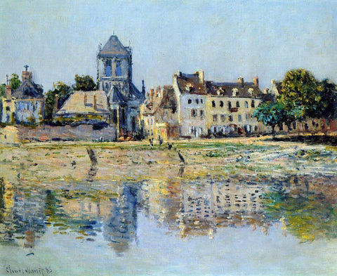  Claude Oscar Monet By the River at Vernon - Hand Painted Oil Painting