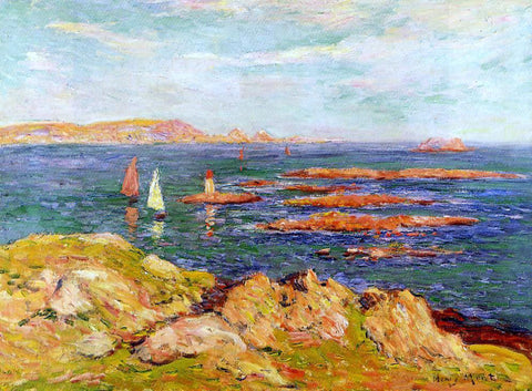  Henri Moret By the Sea - Hand Painted Oil Painting