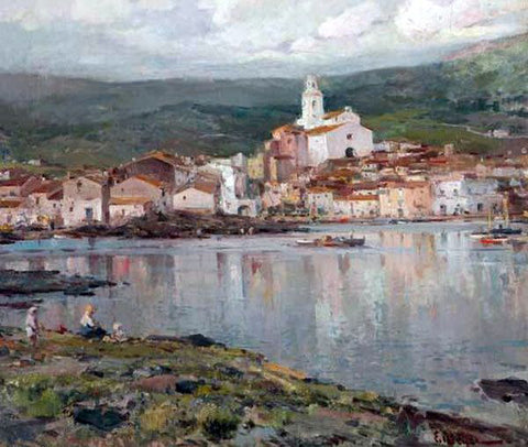  Eliseo Meifren I Roig Cadaques - Hand Painted Oil Painting