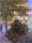 Claude Oscar Monet Camille Monet in the Garden at the House in Argenteuil - Hand Painted Oil Painting