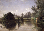  Carlos De Haes Canal Abandonado, Vriesland (Holanda) - Hand Painted Oil Painting