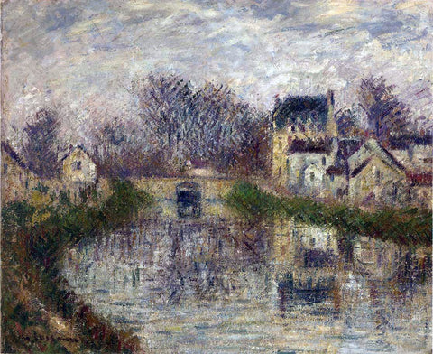  Gustave Loiseau Canal at Moret - Hand Painted Oil Painting