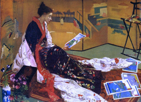  James McNeill Whistler Caprice in Purple and Gold: The Golden Screen - Hand Painted Oil Painting