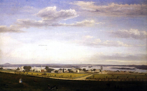  Fitz Hugh Lane Castine from Fort George - Hand Painted Oil Painting