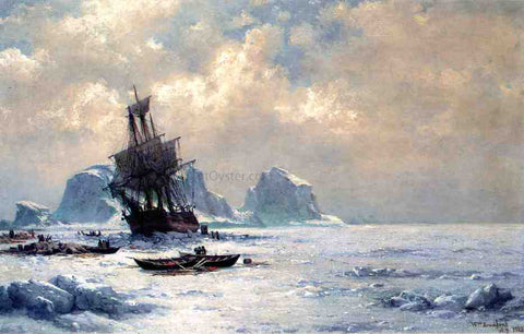  William Bradford Caught in the Ice - Hand Painted Oil Painting