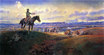  Charles Marion Russell Charles M. Russell and His Friends - Hand Painted Oil Painting