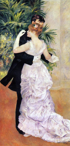  Pierre Auguste Renoir A City Dance - Hand Painted Oil Painting