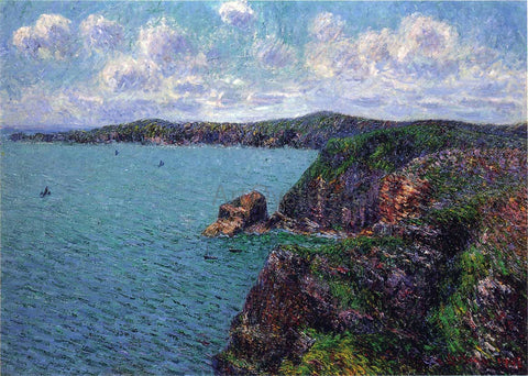  Gustave Loiseau Cliffs at Cap Frehel - Hand Painted Oil Painting