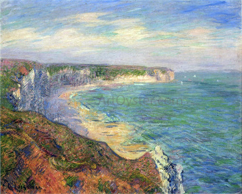  Gustave Loiseau Cliffs at Fecamp in Normandy - Hand Painted Oil Painting