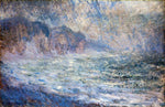  Claude Oscar Monet Cliffs at Pourville, Rain - Hand Painted Oil Painting