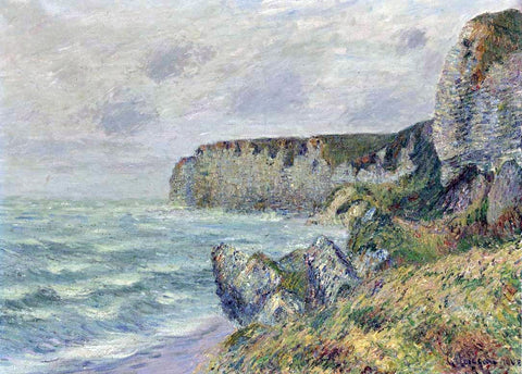  Gustave Loiseau Cliffs at Saint Jouin - Hand Painted Oil Painting
