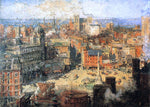  Colin Campbell Cooper Columbus Circle - Hand Painted Oil Painting