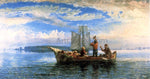  Robert Hopkin Comment ca va: View of Belle Isle - Hand Painted Oil Painting