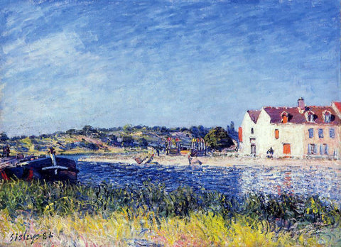  Alfred Sisley Confluence of the Seine and the Loing - Hand Painted Oil Painting