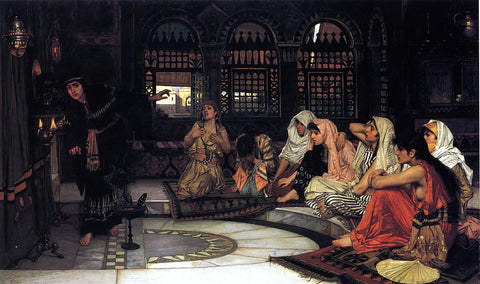  John William Waterhouse Consulting the Oracle - Hand Painted Oil Painting