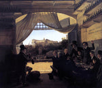  Franz Ludwig Catel Crown Prince Ludwig in the Spanish Wine Tavern in Rome - Hand Painted Oil Painting