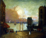  Robert Henri Cumulus Clouds, East River - Hand Painted Oil Painting