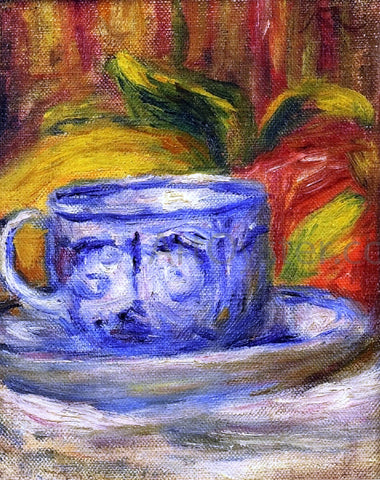  Pierre Auguste Renoir Cup and Fruit - Hand Painted Oil Painting
