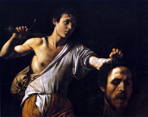  Caravaggio David with the Head of Goliath - Hand Painted Oil Painting
